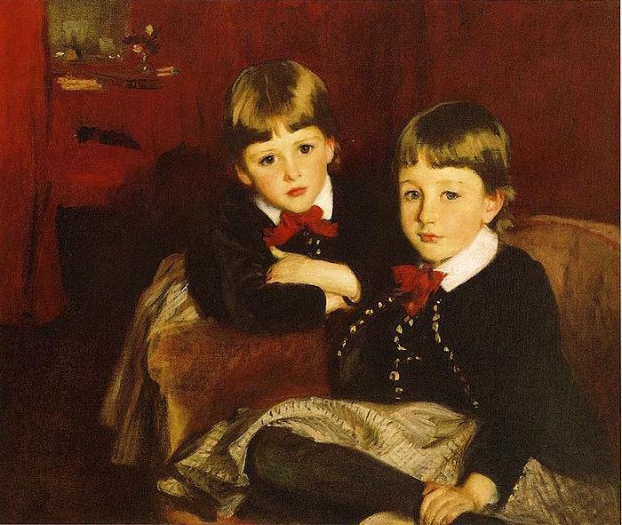 John Singer Sargent Portrait of Two Children oil painting image